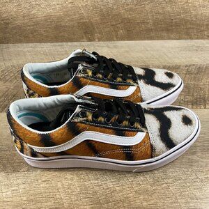 Vans X Discovery Project CAT ComfyCush Tiger Sneakers Womens 7, Youth 5.5 NEW